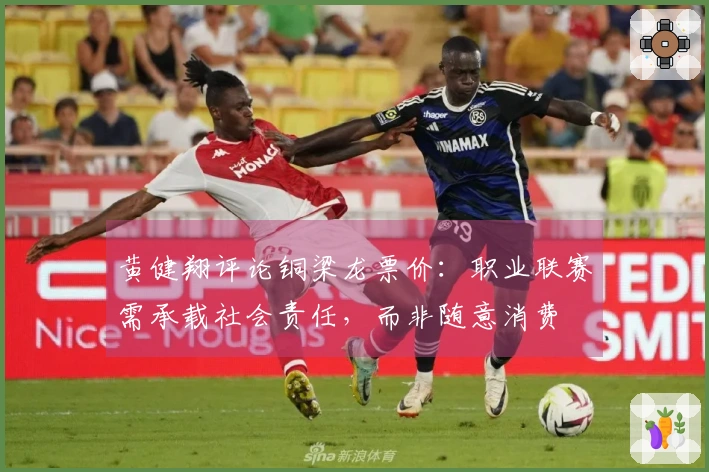 黄健翔评论铜梁龙票价：职业联赛需承载社会责任，而非随意消费