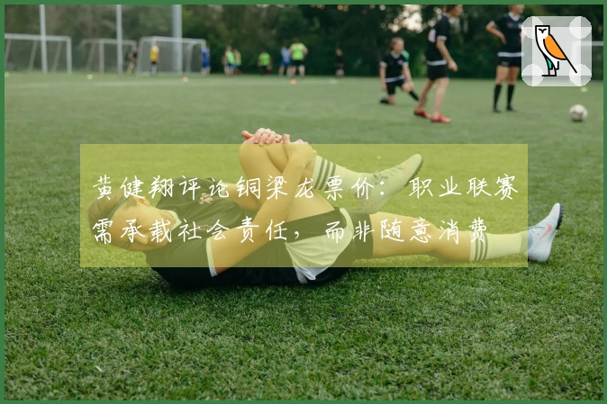 黄健翔评论铜梁龙票价：职业联赛需承载社会责任，而非随意消费